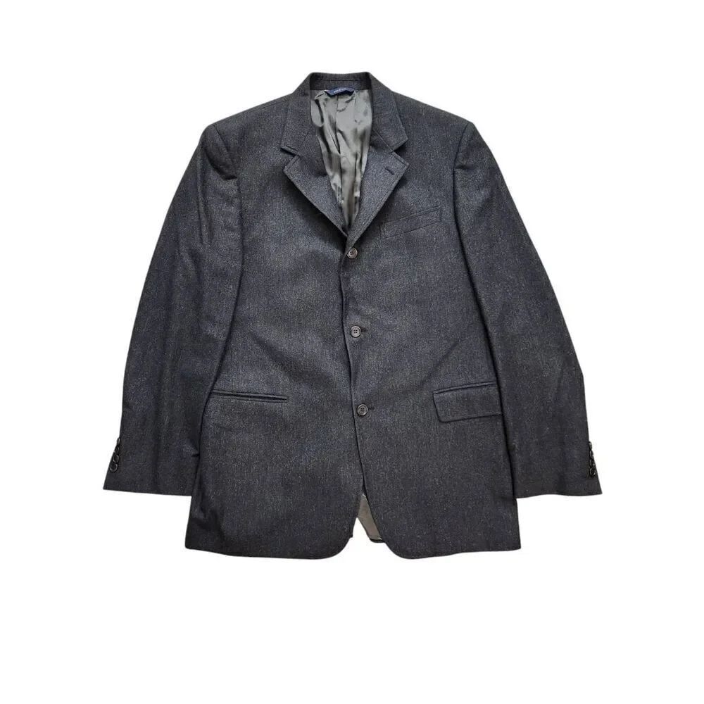 Brooks Brothers Madison men Wool Blazer 44L 3 button single vent MADE IN ITALY